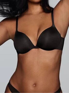 🖤 SKIMS Ultimate Push Up Plunge Bra | Onyx | 36DDD | NWT 🏷️